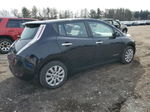 2015 Nissan Leaf S Black vin: 1N4AZ0CP1FC322758