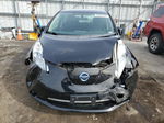 2015 Nissan Leaf S Black vin: 1N4AZ0CP1FC322758