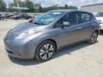 2015 Nissan Leaf S Gray vin: 1N4AZ0CP1FC332951