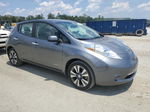 2015 Nissan Leaf S Gray vin: 1N4AZ0CP1FC332951