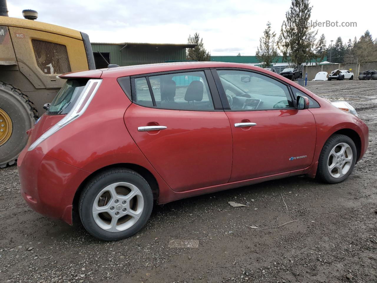 2015 Nissan Leaf S Red vin: 1N4AZ0CP2FC300798