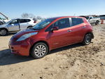 2015 Nissan Leaf S Red vin: 1N4AZ0CP2FC312434