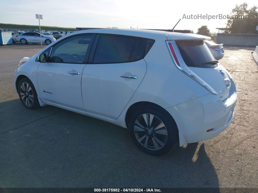 2015 Nissan Leaf Sv Белый vin: 1N4AZ0CP2FC314135