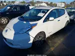 2015 Nissan Leaf Sv White vin: 1N4AZ0CP2FC324048