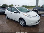 2015 Nissan Leaf S White vin: 1N4AZ0CP2FC329041