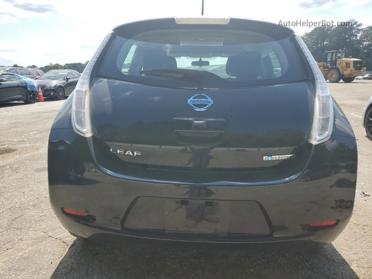 2015 Nissan Leaf S Черный vin: 1N4AZ0CP3FC313110