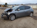 2015 Nissan Leaf S Gray vin: 1N4AZ0CP3FC328447