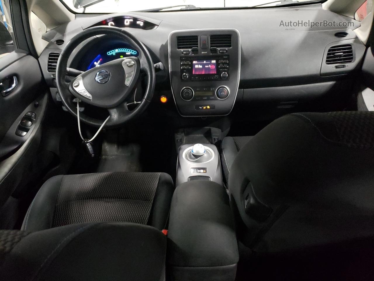 2015 Nissan Leaf S Черный vin: 1N4AZ0CP3FC329100