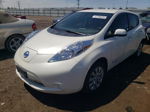 2015 Nissan Leaf S White vin: 1N4AZ0CP3FC333745