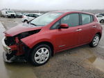 2015 Nissan Leaf S Maroon vin: 1N4AZ0CP4FC309468