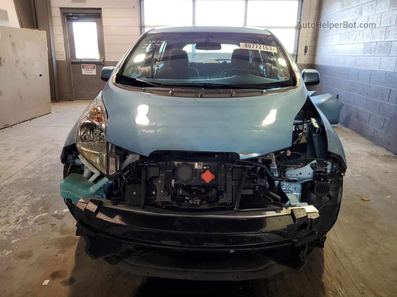 2015 Nissan Leaf S Blue vin: 1N4AZ0CP4FC311186