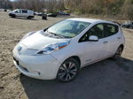 2015 Nissan Leaf S White vin: 1N4AZ0CP4FC320745