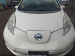 2015 Nissan Leaf S White vin: 1N4AZ0CP4FC321099