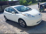 2015 Nissan Leaf Sv White vin: 1N4AZ0CP4FC321393