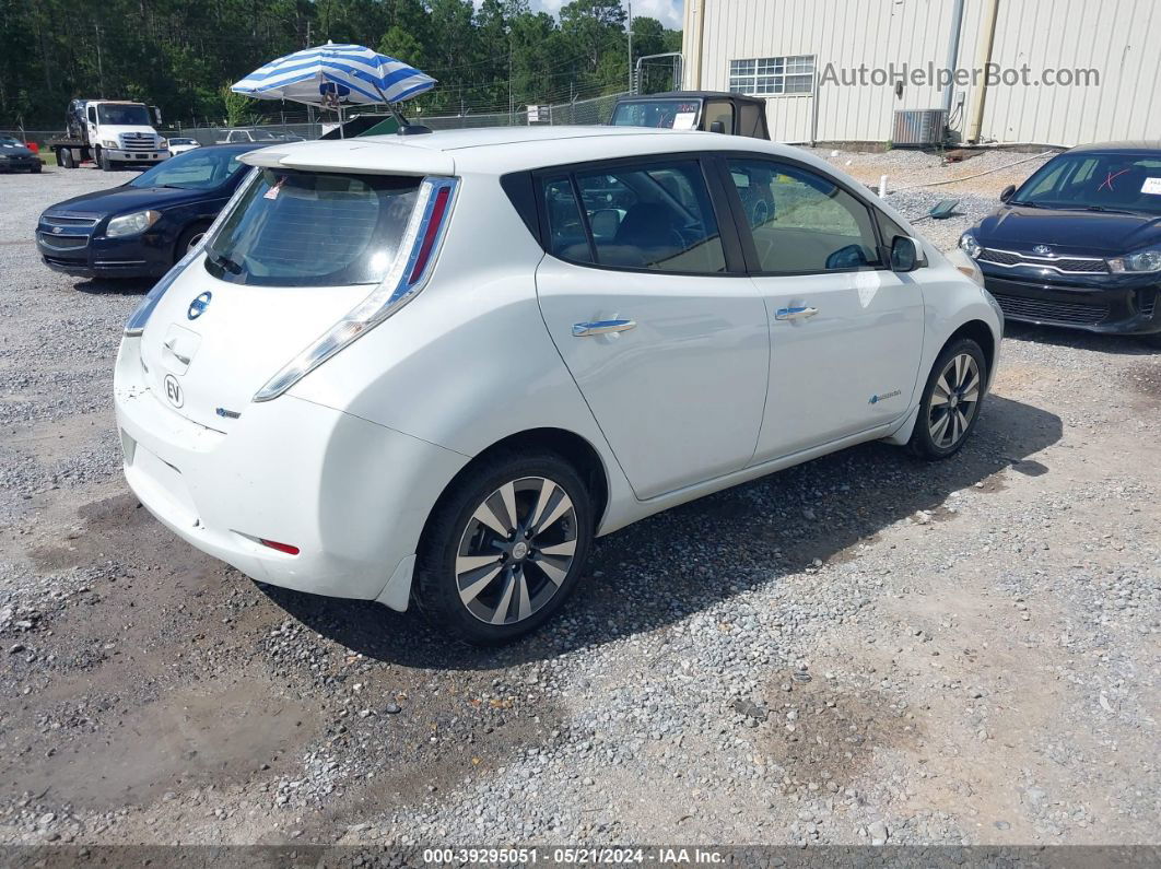 2015 Nissan Leaf Sv White vin: 1N4AZ0CP4FC321393