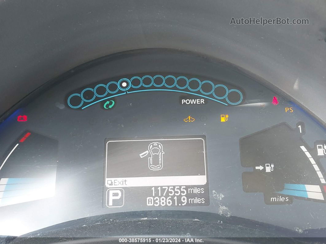 2015 Nissan Leaf S Белый vin: 1N4AZ0CP4FC323175