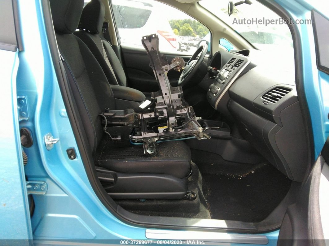 2015 Nissan Leaf S Синий vin: 1N4AZ0CP4FC323614