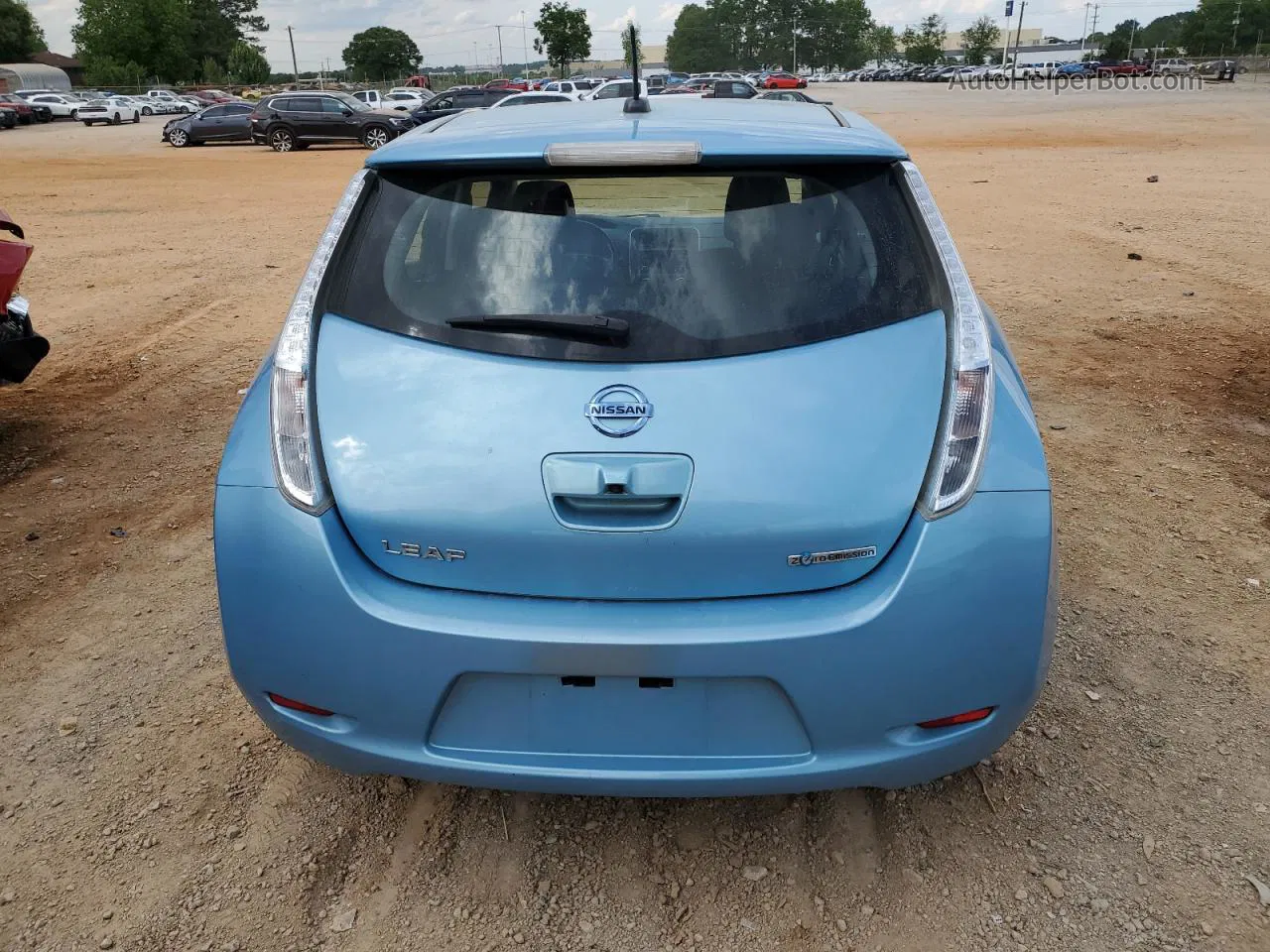 2015 Nissan Leaf S Blue vin: 1N4AZ0CP4FC324360