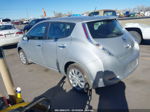 2015 Nissan Leaf S Silver vin: 1N4AZ0CP4FC333091