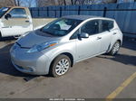 2015 Nissan Leaf S Silver vin: 1N4AZ0CP4FC333091