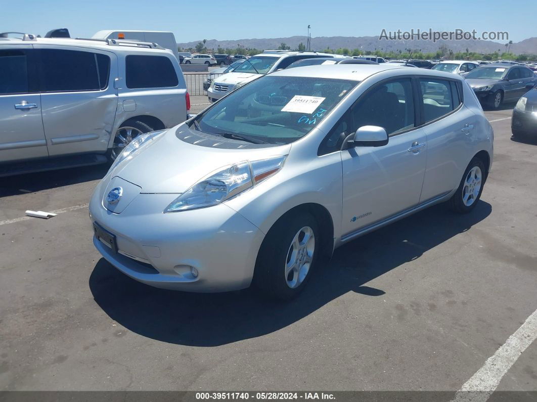 2015 Nissan Leaf Sv Gray vin: 1N4AZ0CP5FC300472