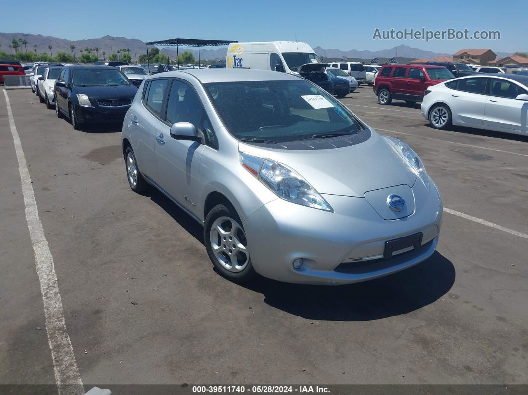 2015 Nissan Leaf Sv Серый vin: 1N4AZ0CP5FC300472