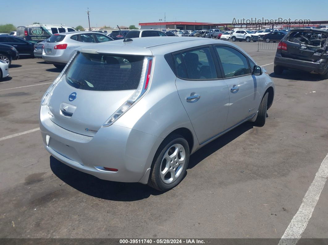 2015 Nissan Leaf Sv Gray vin: 1N4AZ0CP5FC300472