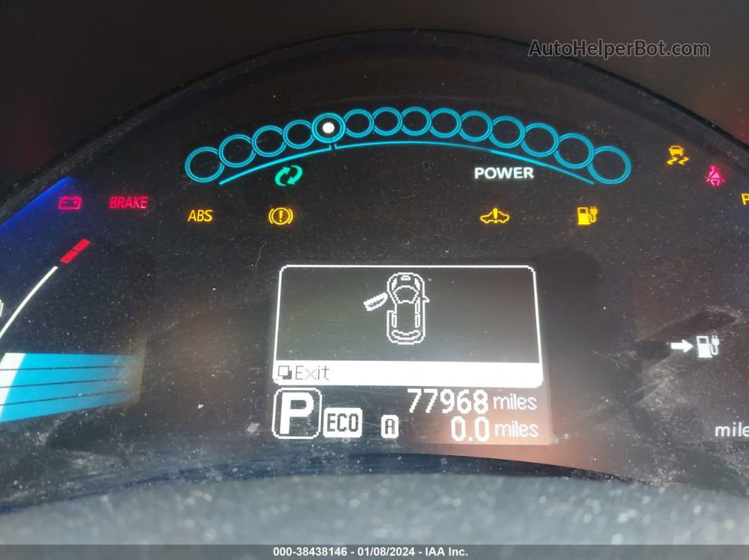 2015 Nissan Leaf S Серебряный vin: 1N4AZ0CP5FC310399