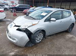 2015 Nissan Leaf S Silver vin: 1N4AZ0CP5FC310399