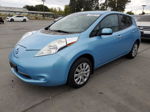 2015 Nissan Leaf S Blue vin: 1N4AZ0CP5FC311312