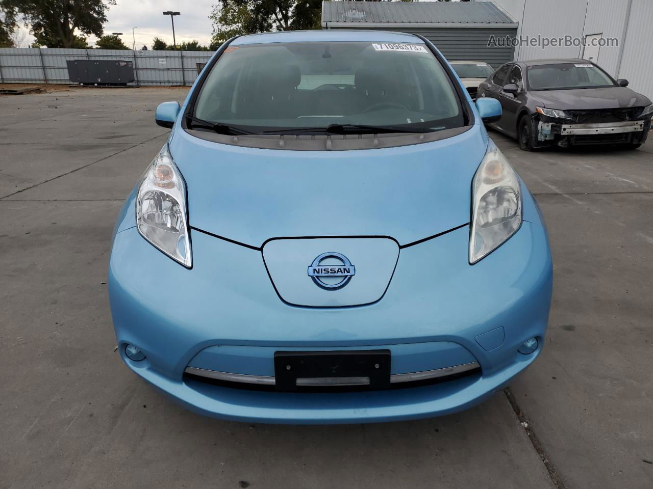 2015 Nissan Leaf S Blue vin: 1N4AZ0CP5FC311312