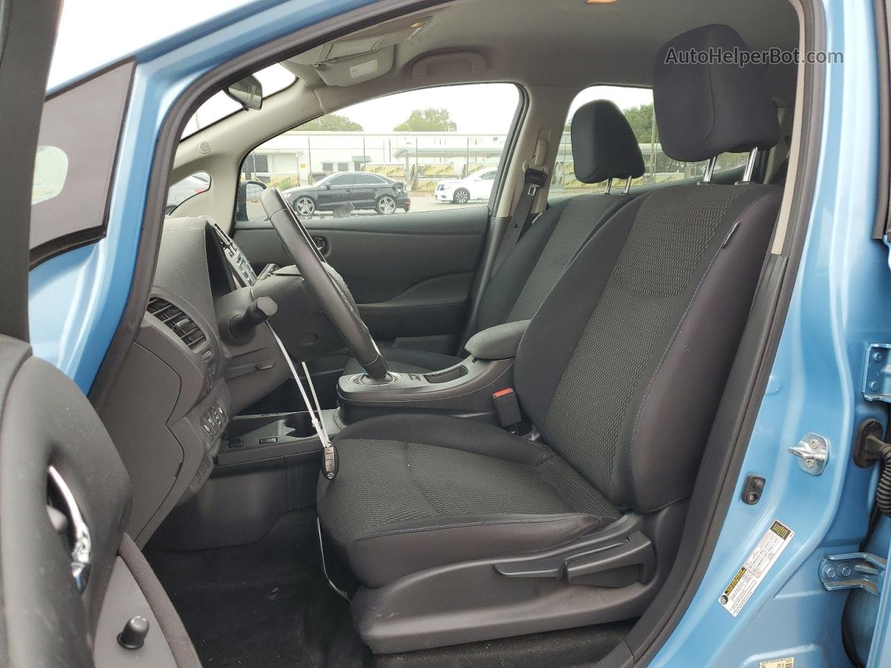 2015 Nissan Leaf S Синий vin: 1N4AZ0CP5FC311312