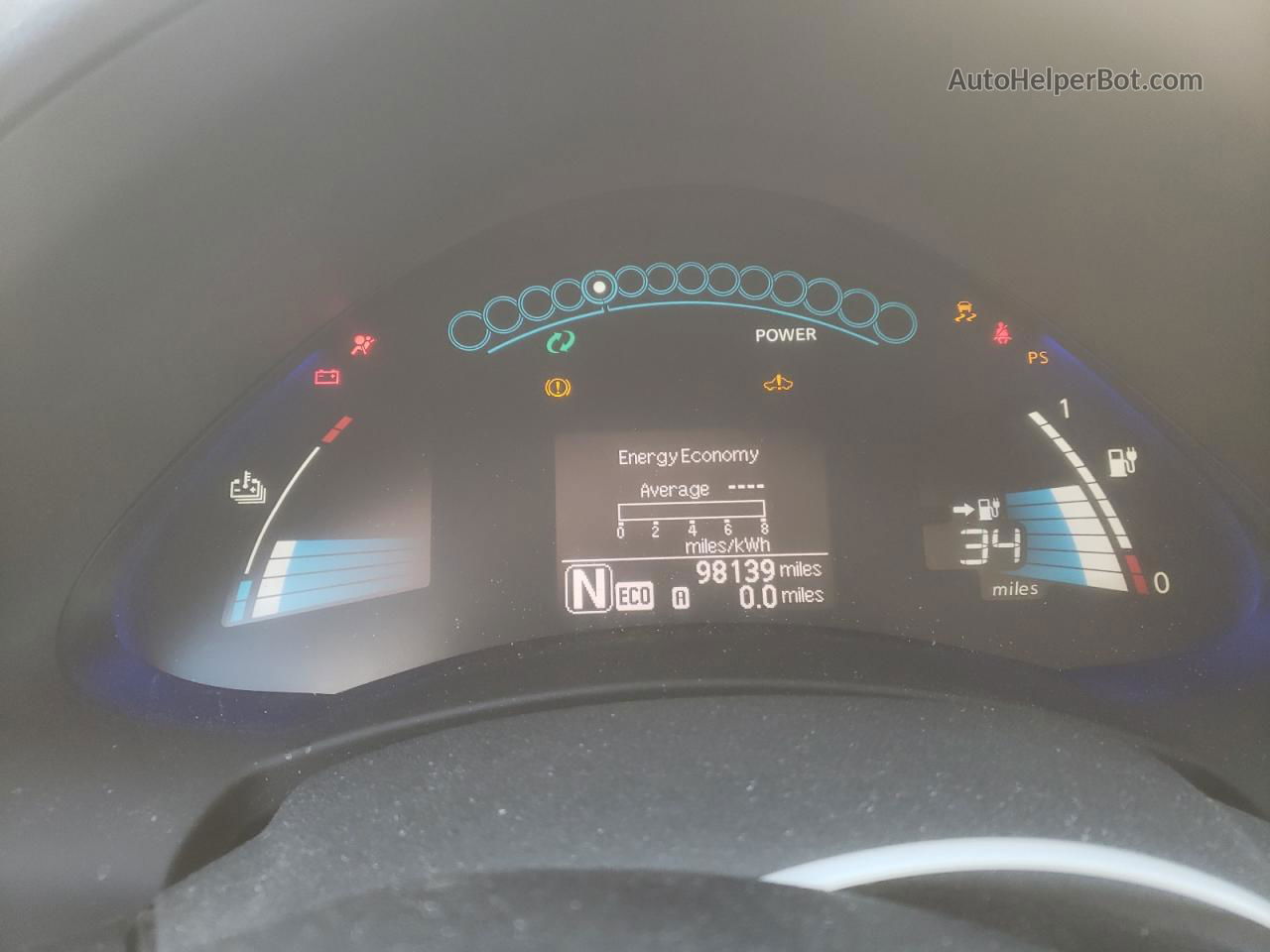 2015 Nissan Leaf S Красный vin: 1N4AZ0CP5FC313951