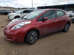 2015 Nissan Leaf S Red vin: 1N4AZ0CP5FC313951