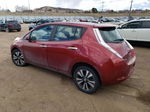 2015 Nissan Leaf S Red vin: 1N4AZ0CP5FC313951