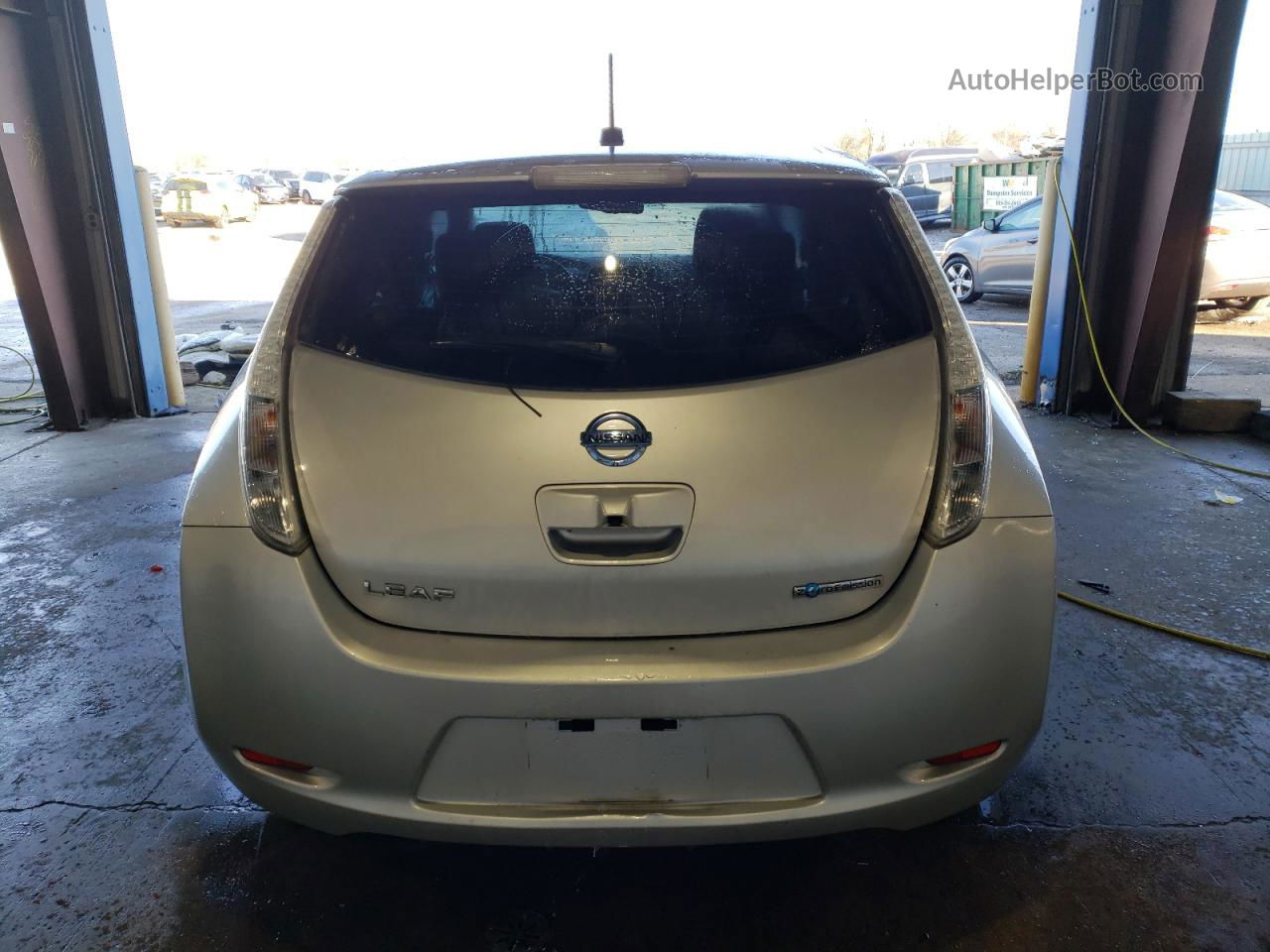 2015 Nissan Leaf S Silver vin: 1N4AZ0CP5FC314243