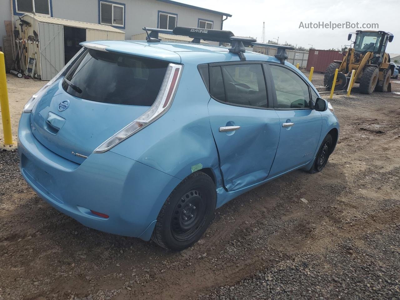 2015 Nissan Leaf S Blue vin: 1N4AZ0CP5FC318292