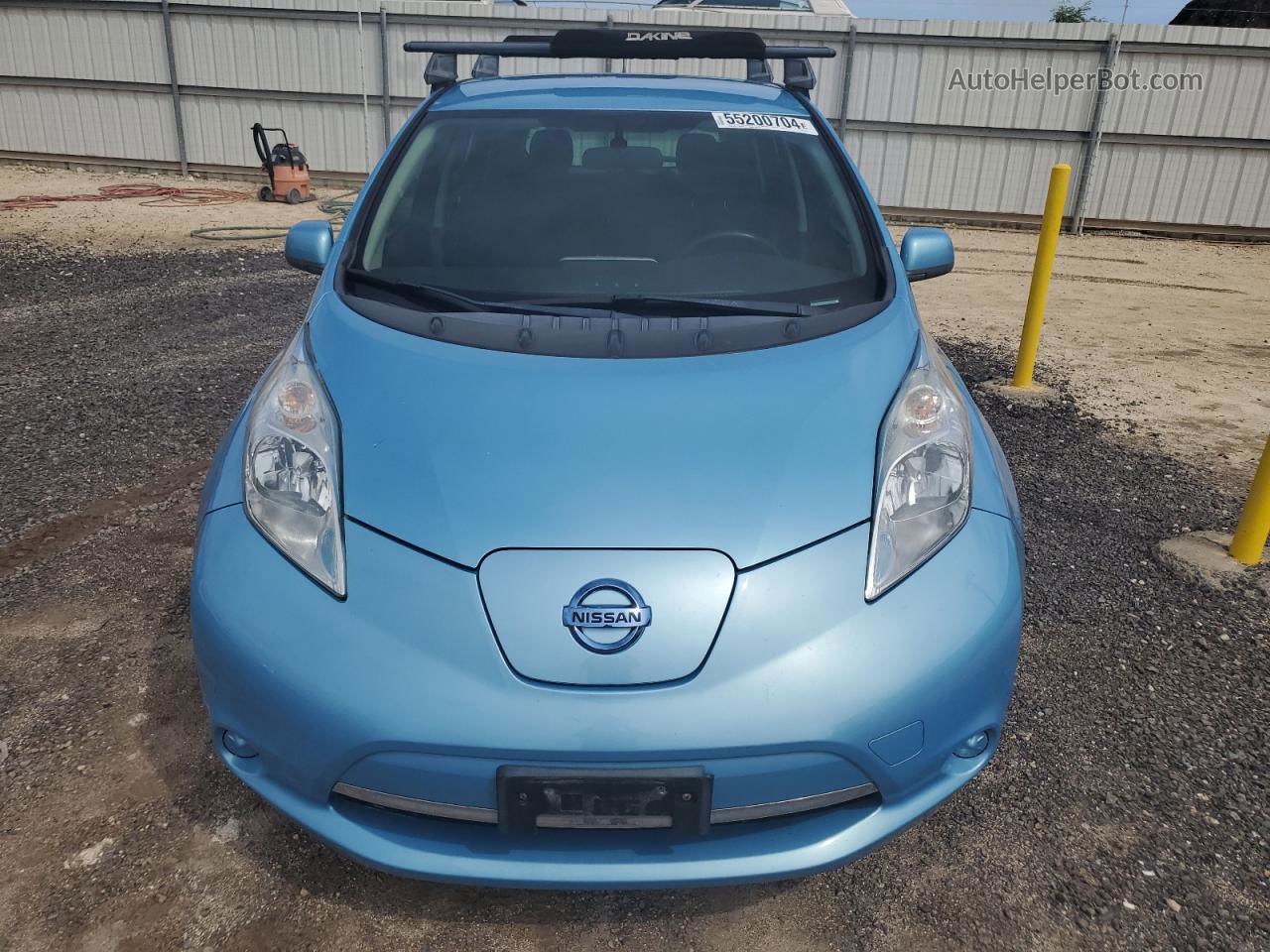 2015 Nissan Leaf S Blue vin: 1N4AZ0CP5FC318292