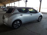 2015 Nissan Leaf S Silver vin: 1N4AZ0CP5FC331270