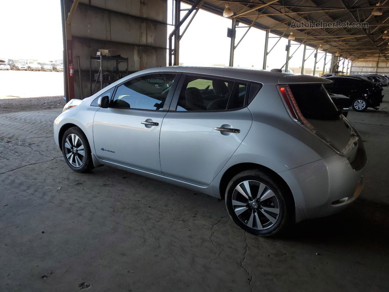 2015 Nissan Leaf S Silver vin: 1N4AZ0CP5FC331270