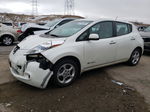 2015 Nissan Leaf S White vin: 1N4AZ0CP6FC300321