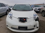 2015 Nissan Leaf S White vin: 1N4AZ0CP6FC300321