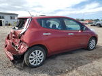 2015 Nissan Leaf S Red vin: 1N4AZ0CP6FC302411