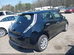 2015 Nissan Leaf S Black vin: 1N4AZ0CP6FC303204