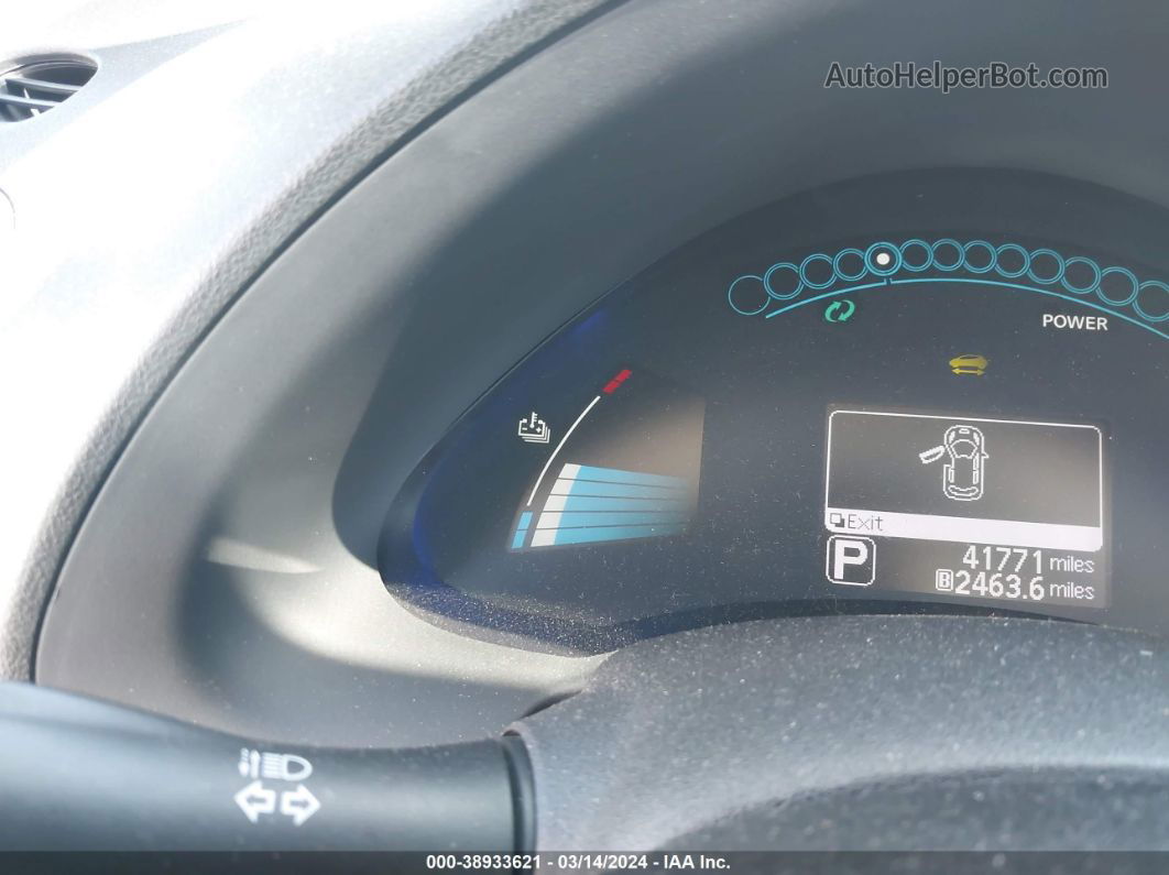 2015 Nissan Leaf S Черный vin: 1N4AZ0CP6FC303204