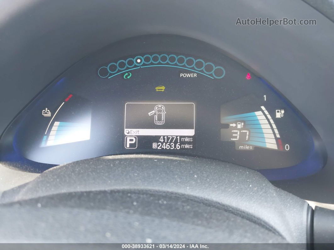 2015 Nissan Leaf S Черный vin: 1N4AZ0CP6FC303204