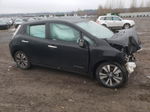 2015 Nissan Leaf S Black vin: 1N4AZ0CP6FC305437