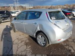 2015 Nissan Leaf S Silver vin: 1N4AZ0CP6FC306605