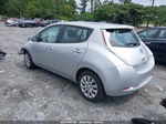 2015 Nissan Leaf S Silver vin: 1N4AZ0CP6FC308032