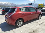 2015 Nissan Leaf S Красный vin: 1N4AZ0CP6FC308791